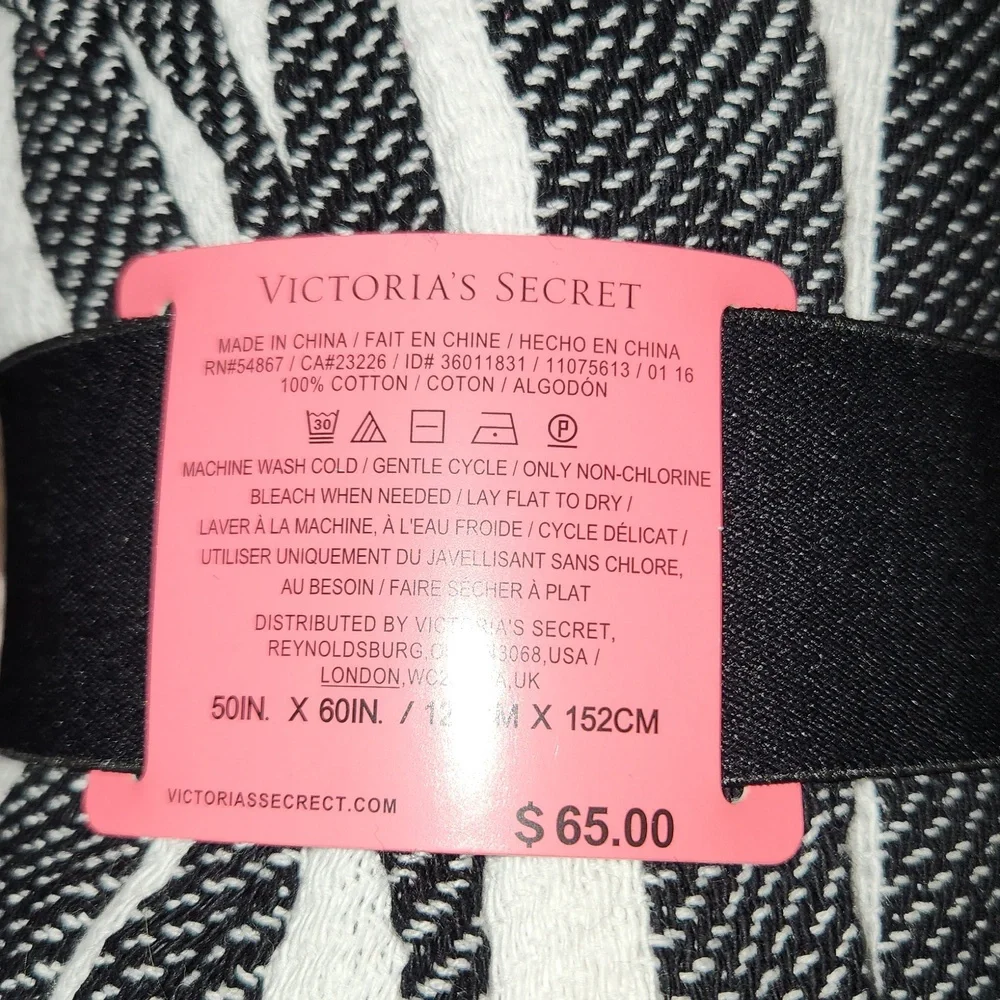 Victoria's Secret Beach towel 50in X60 in